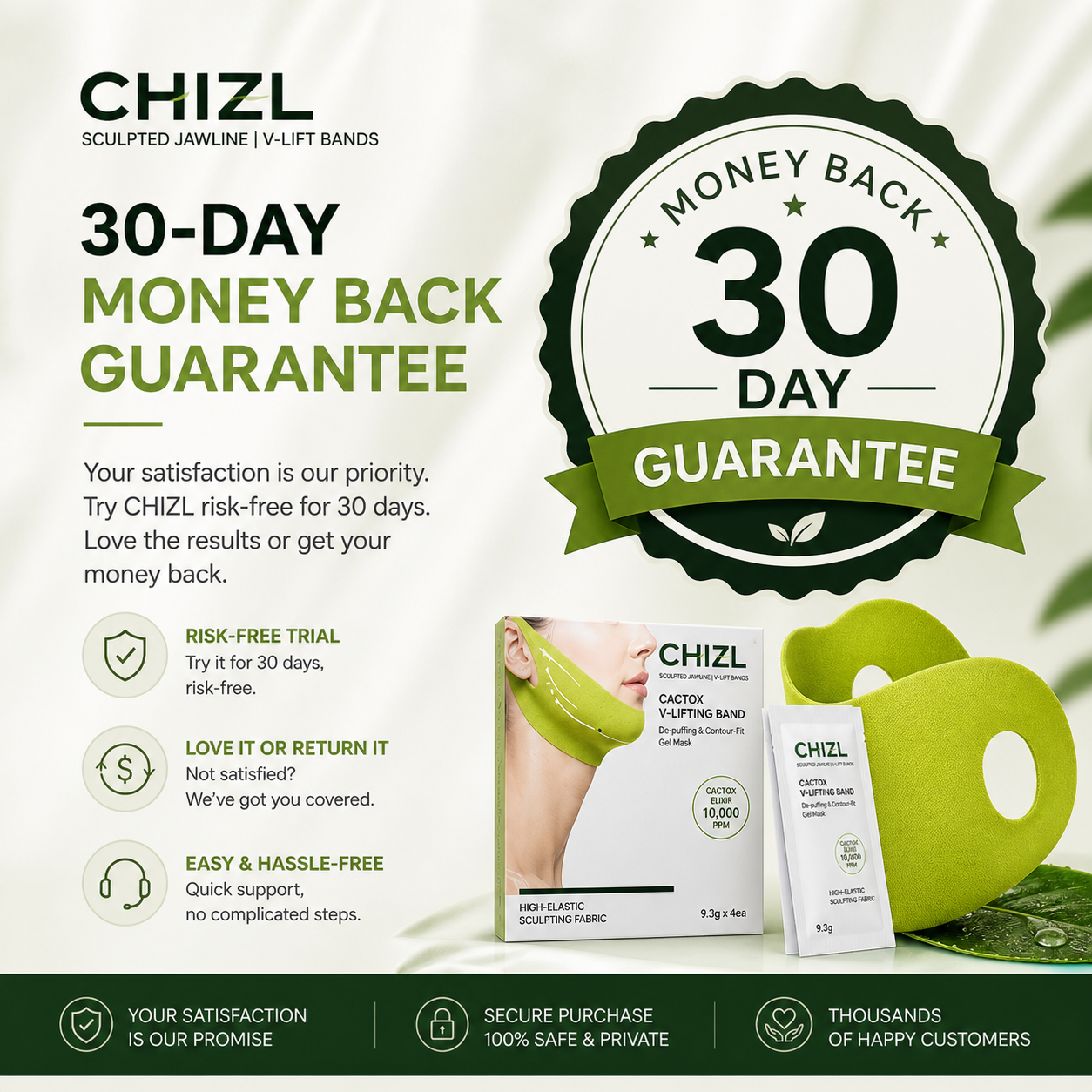 Chizl Sculpted V-LIft Band